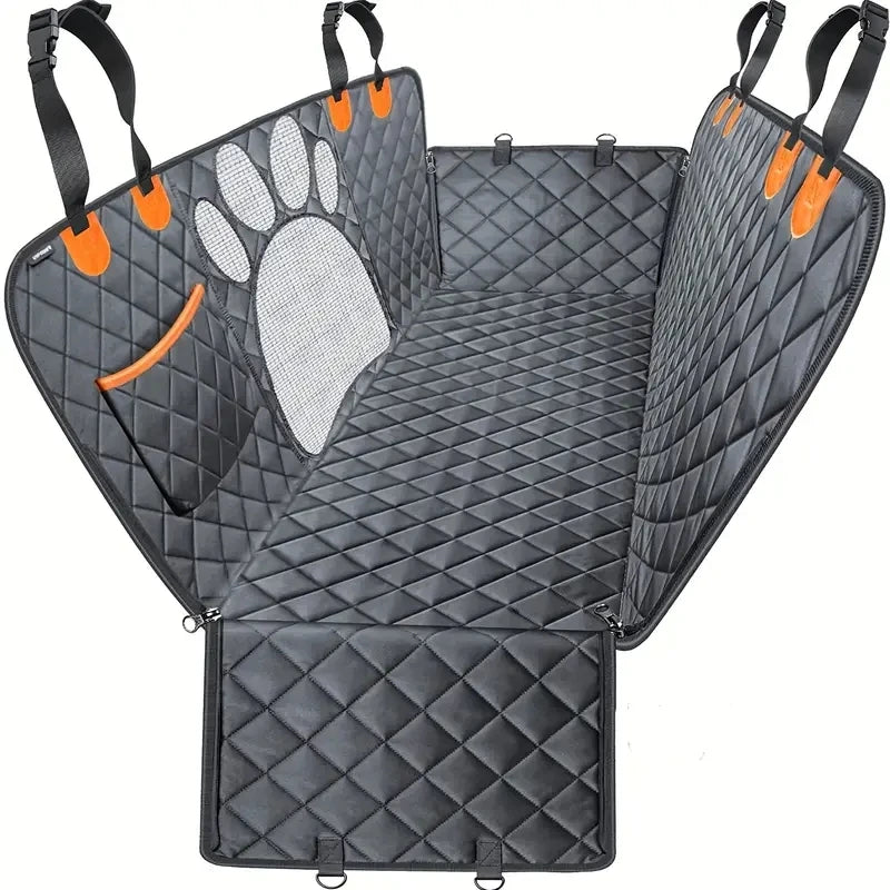 Premium Waterproof Car Seat Cover for Dogs — Scratch-Resistant, Non-Slip & Easy-Clean Hammock Design