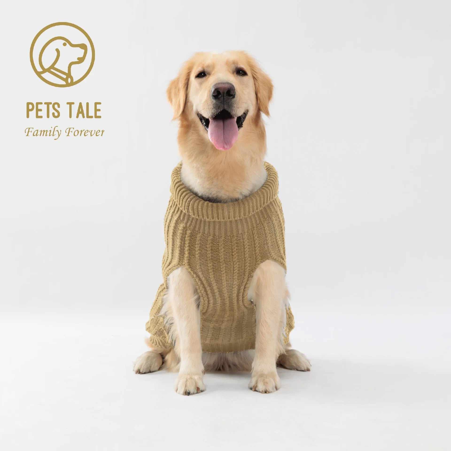 Cozy Knitted Pet Sweater for Winter - Keep Your Dog Warm and Stylish
