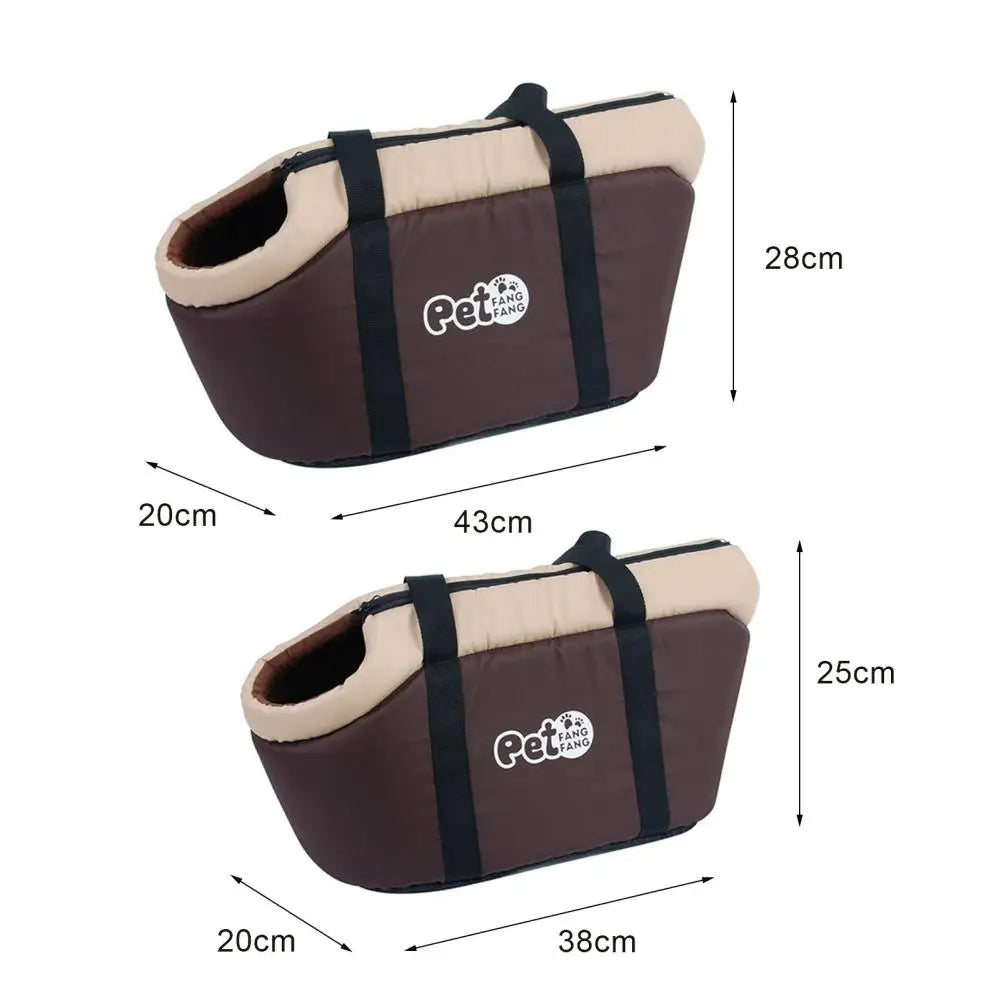 Soft-Sided Pet Travel Carrier – Breathable Tote with Padded Interior