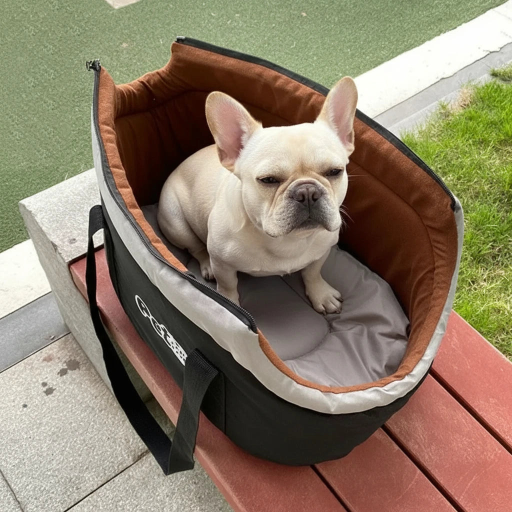 Soft-Sided Pet Travel Carrier – Breathable Tote with Padded Interior
