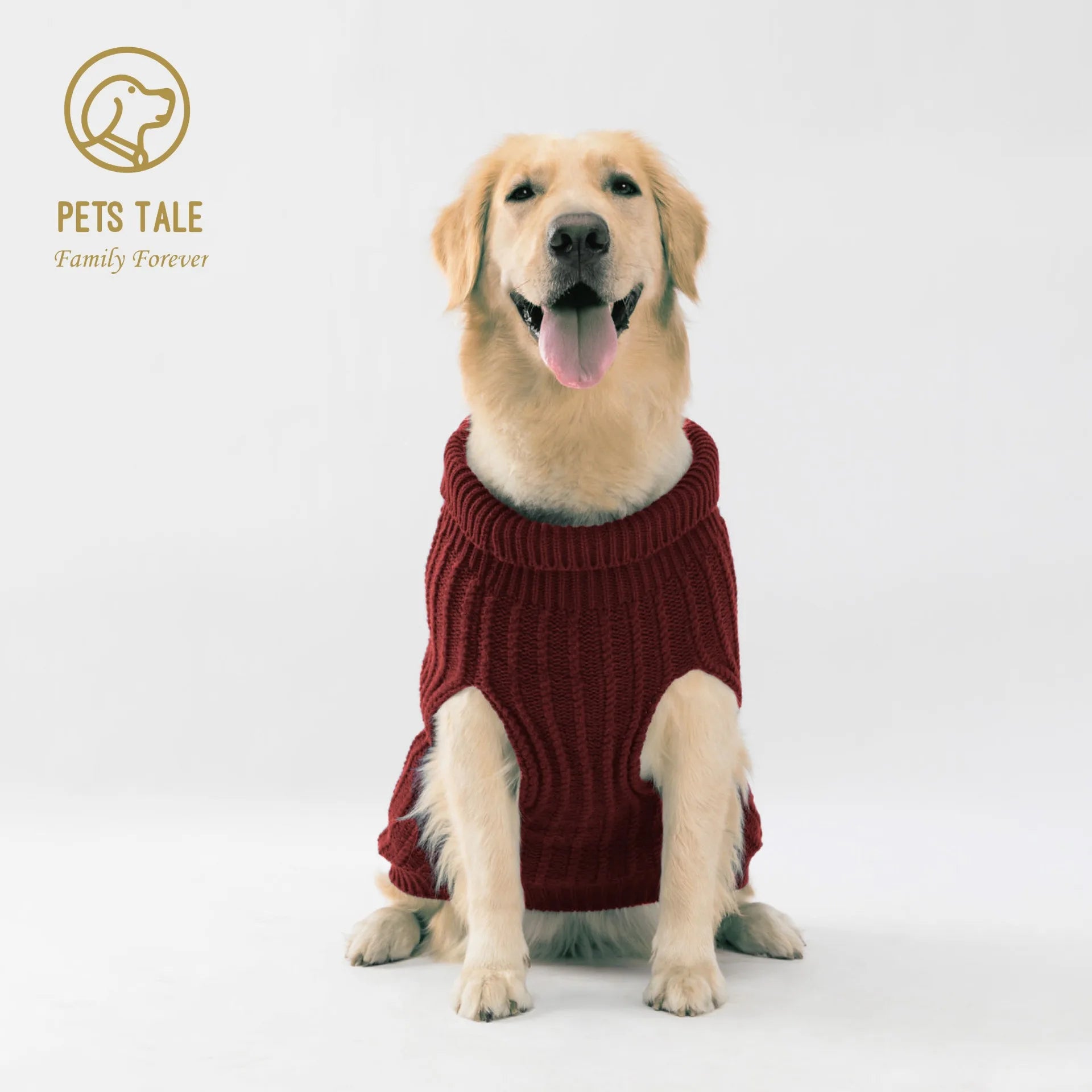 Cozy Knitted Pet Sweater for Winter - Keep Your Dog Warm and Stylish
