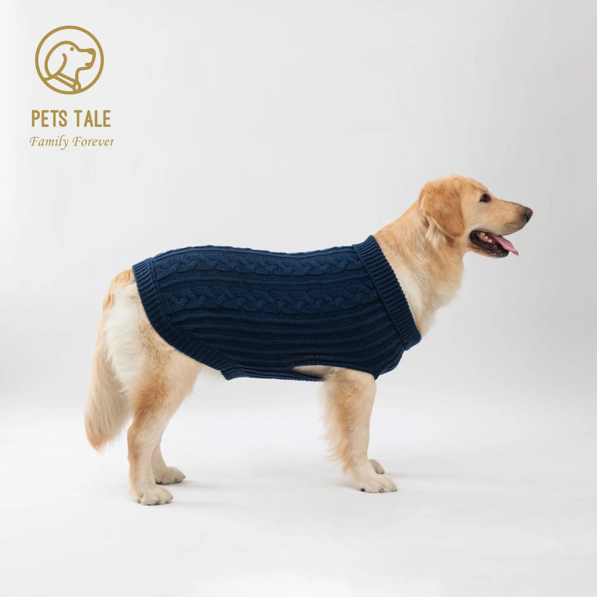 Cozy Knitted Pet Sweater for Winter - Keep Your Dog Warm and Stylish