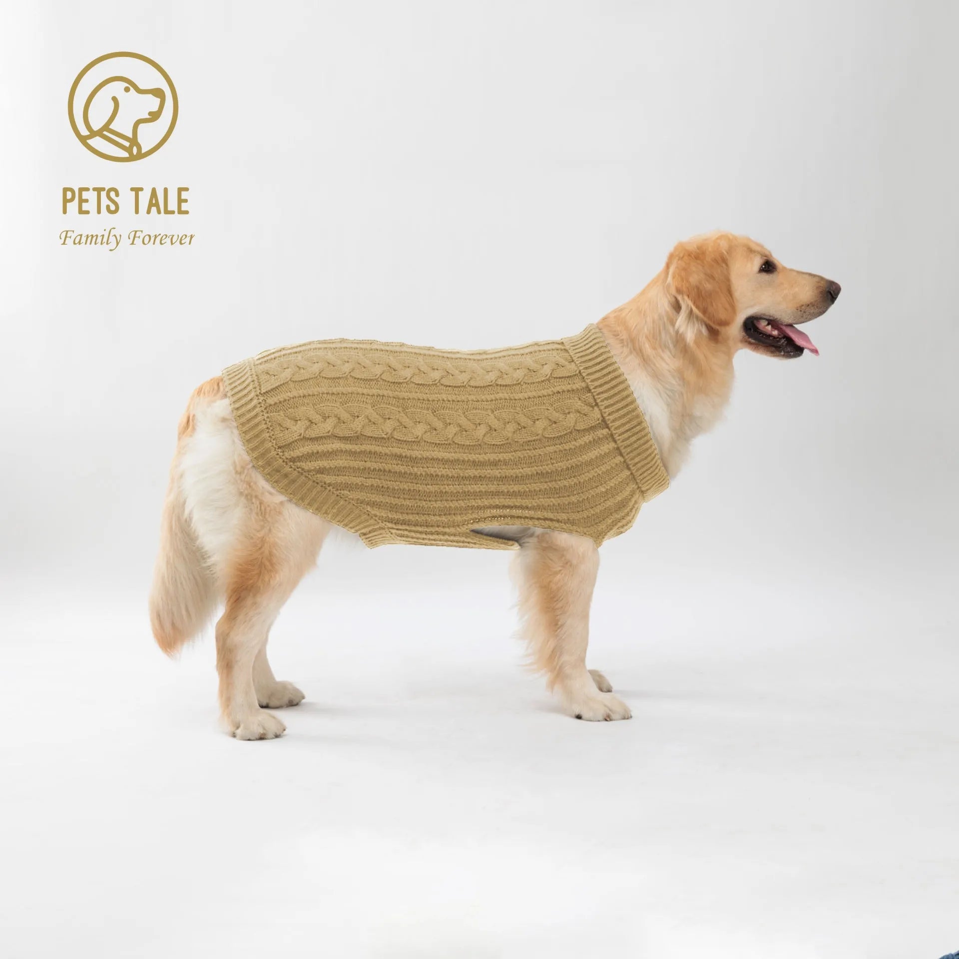 Cozy Knitted Pet Sweater for Winter - Keep Your Dog Warm and Stylish
