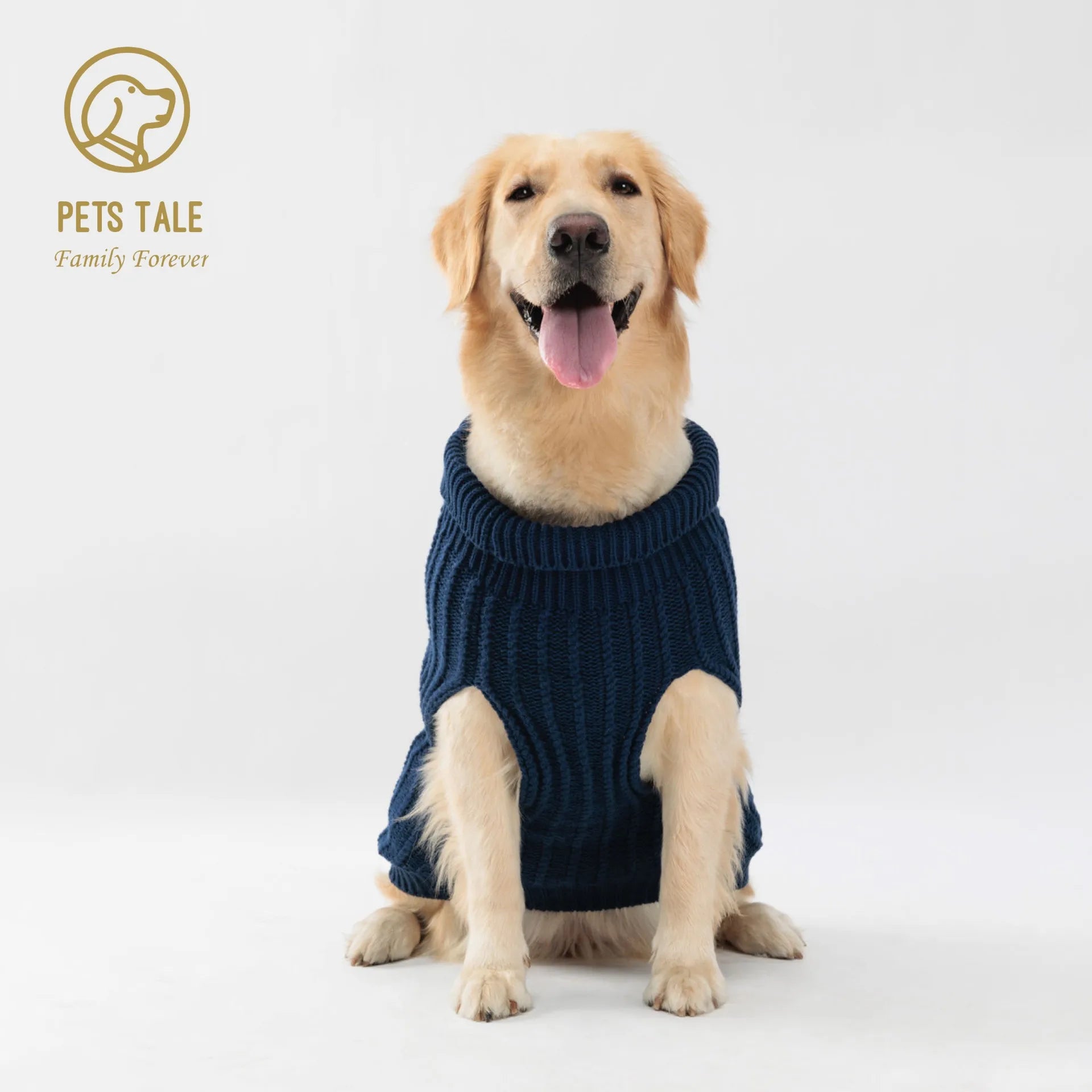 Cozy Knitted Pet Sweater for Winter - Keep Your Dog Warm and Stylish