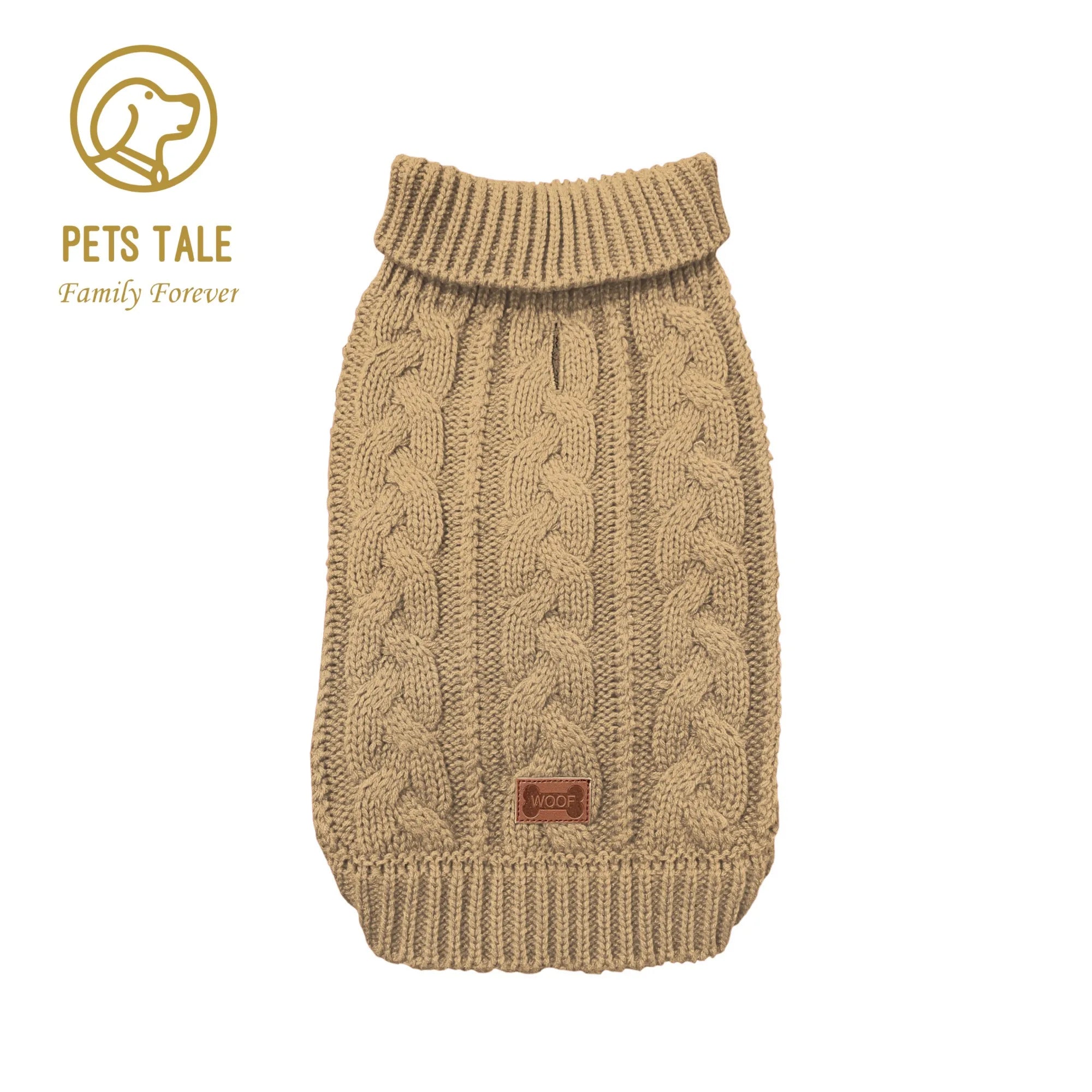 Cozy Knitted Pet Sweater for Winter - Keep Your Dog Warm and Stylish
