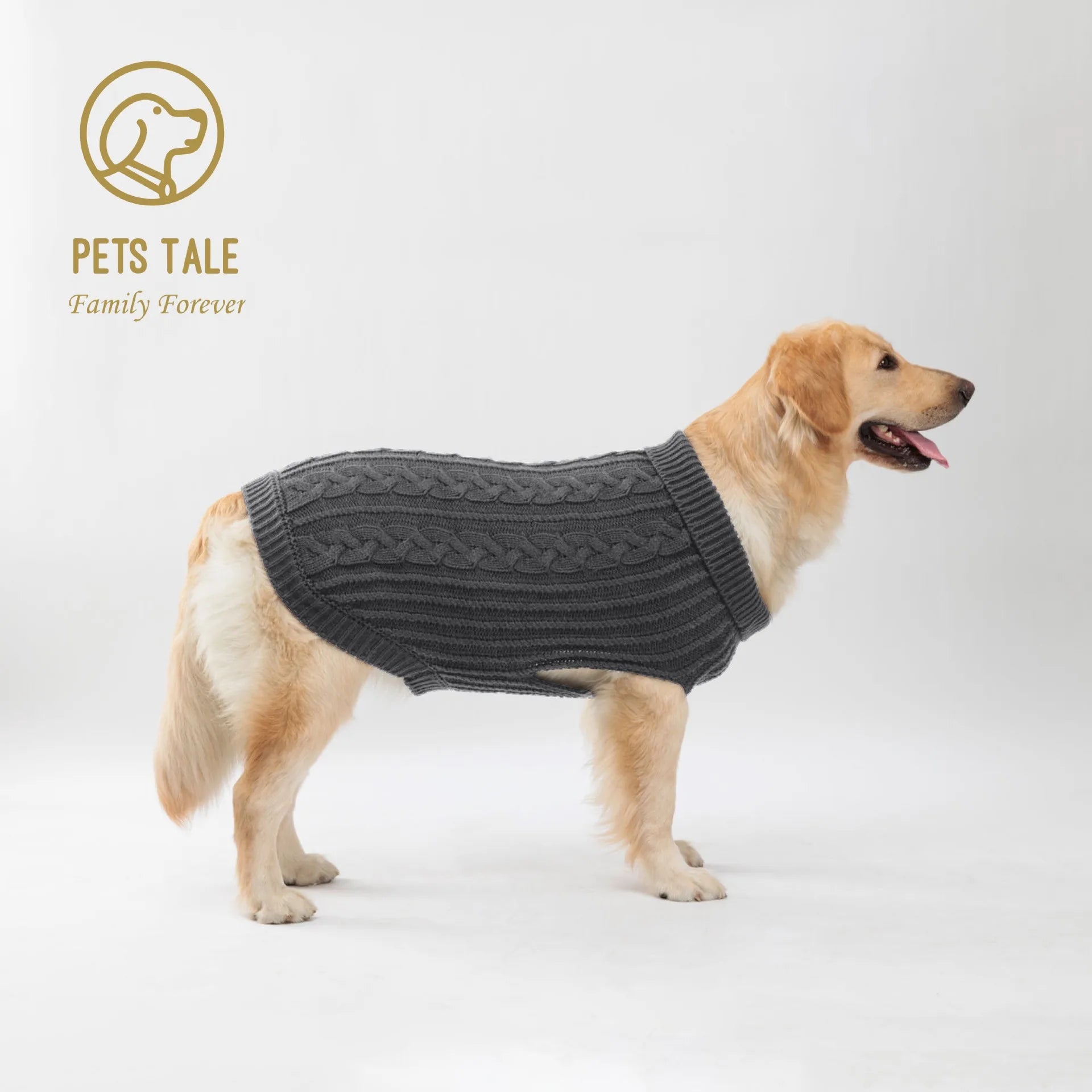 Cozy Knitted Pet Sweater for Winter - Keep Your Dog Warm and Stylish