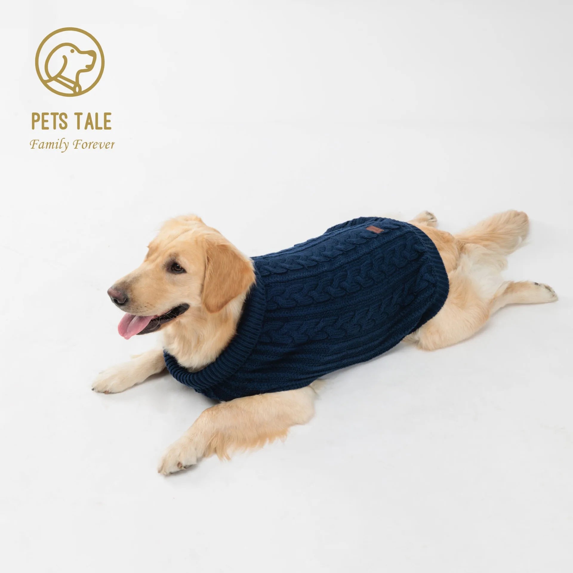 Cozy Knitted Pet Sweater for Winter - Keep Your Dog Warm and Stylish