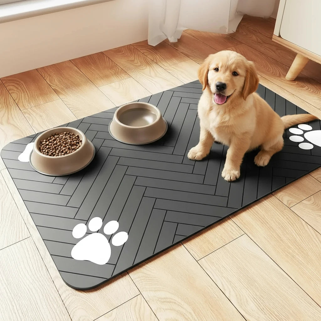 PawGuard™ Waterproof Pet Feeding Mat