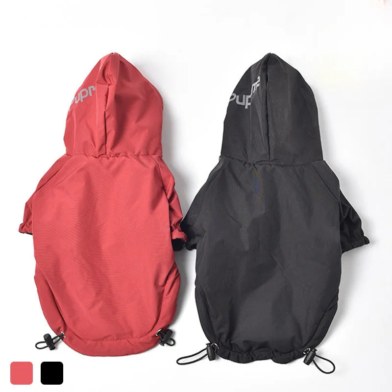 Reflective Waterproof Dog Coat – Hooded Winter Jacket for Small Breeds