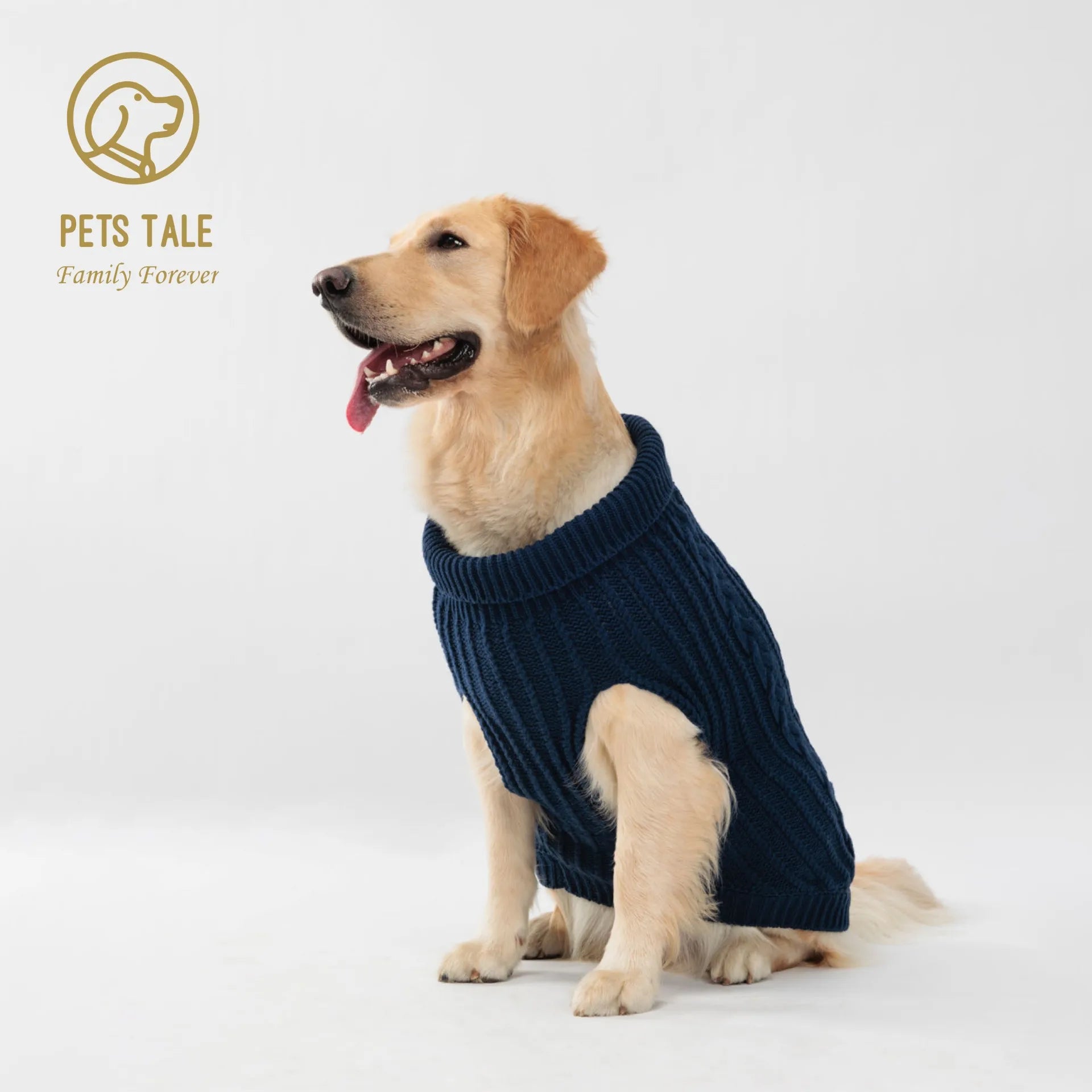 Cozy Knitted Pet Sweater for Winter - Keep Your Dog Warm and Stylish
