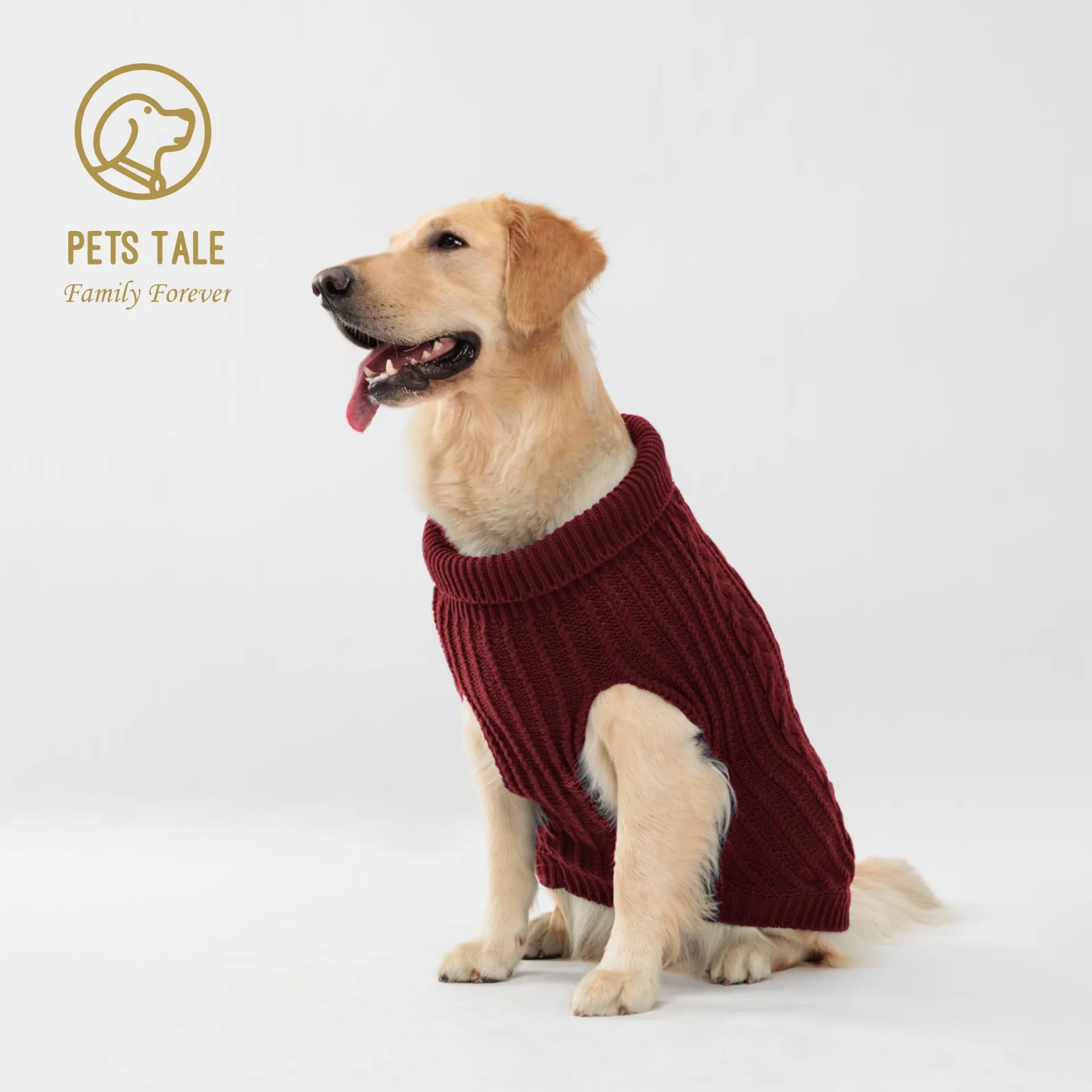 Cozy Knitted Pet Sweater for Winter - Keep Your Dog Warm and Stylish
