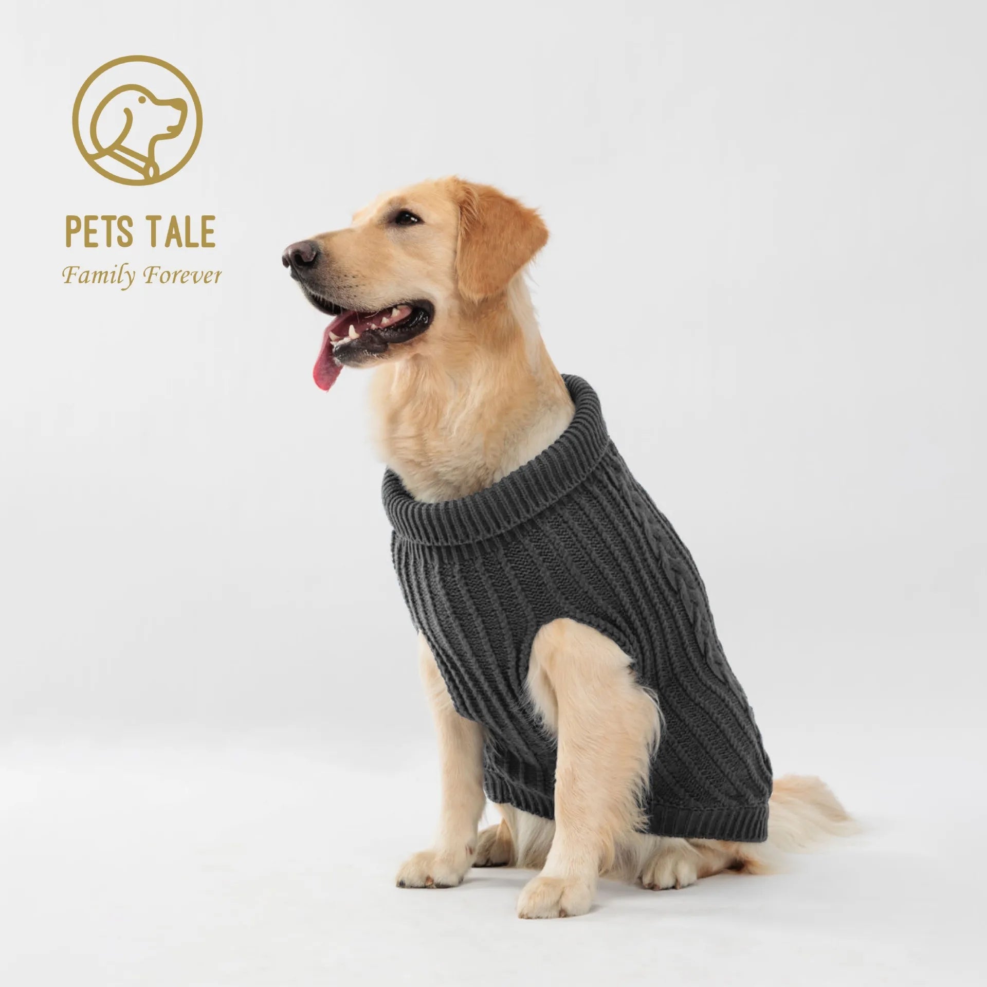 Cozy Knitted Pet Sweater for Winter - Keep Your Dog Warm and Stylish