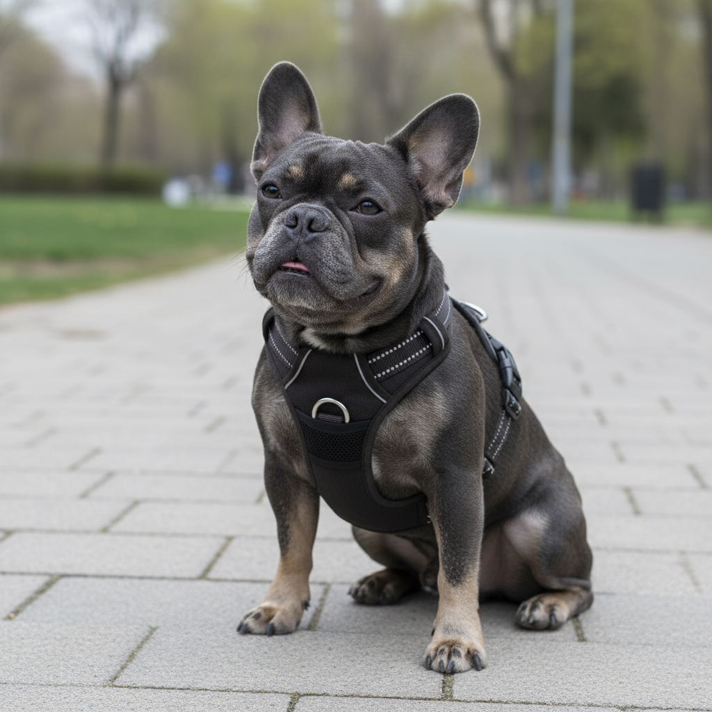 Premium Leather Dog Harness & Leash Set – Adjustable Comfort Fit