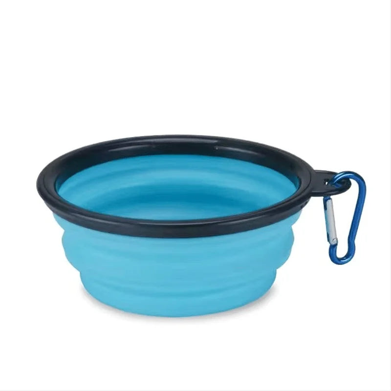 Portable Collapsible Pet Bowl – Foldable Travel Food & Water Bowl for Dogs and Cats