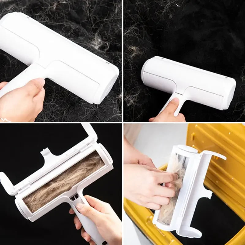 Self-Cleaning Pet Hair Remover Roller – Reusable Lint Cleaner for Dogs & Cats