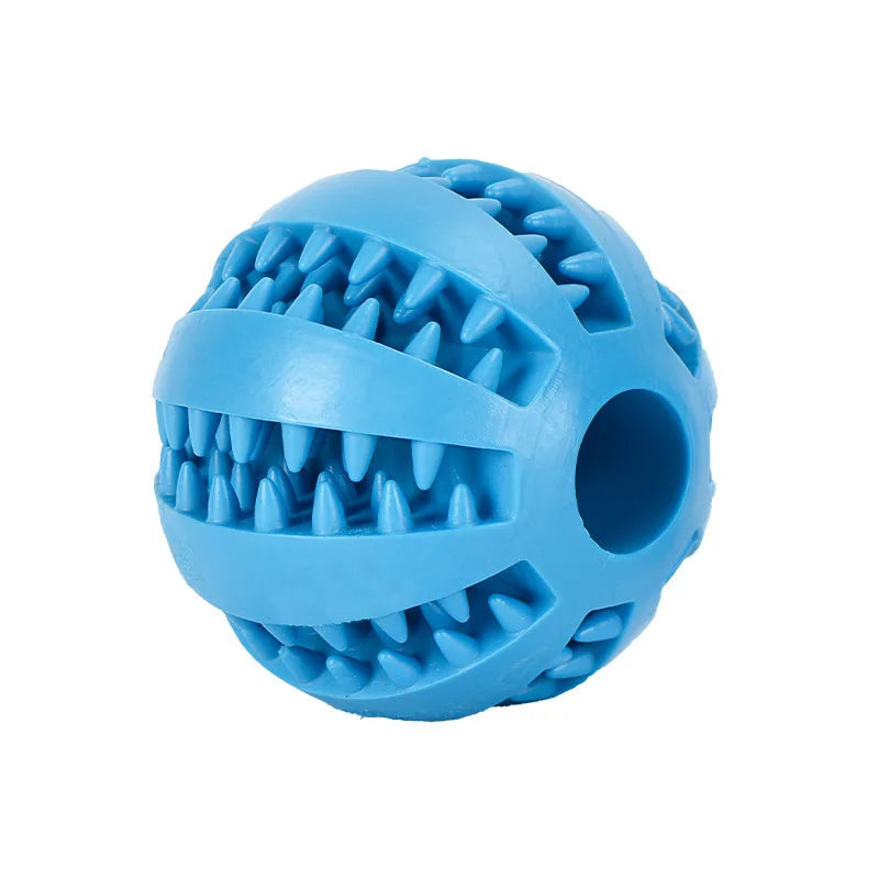 Interactive Rubber Ball for Dogs – Chew Toy & Treat Feeder for Healthy Teeth
