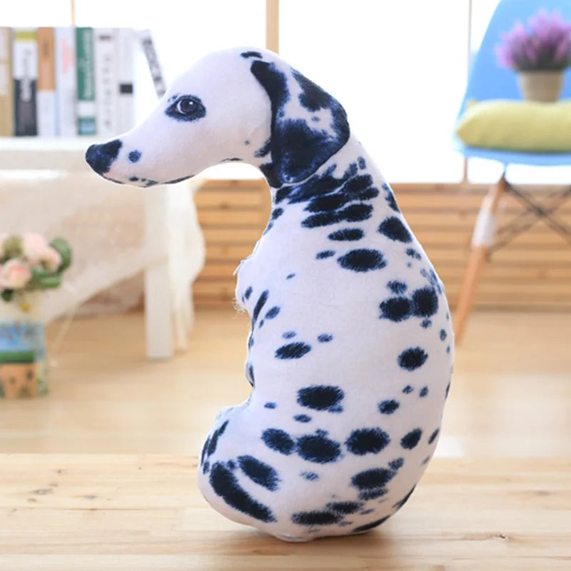 50cm 3D Realistic Dog Plush Pillow – Soft Stuffed Animal Cushion for Home Decor & Gifts
