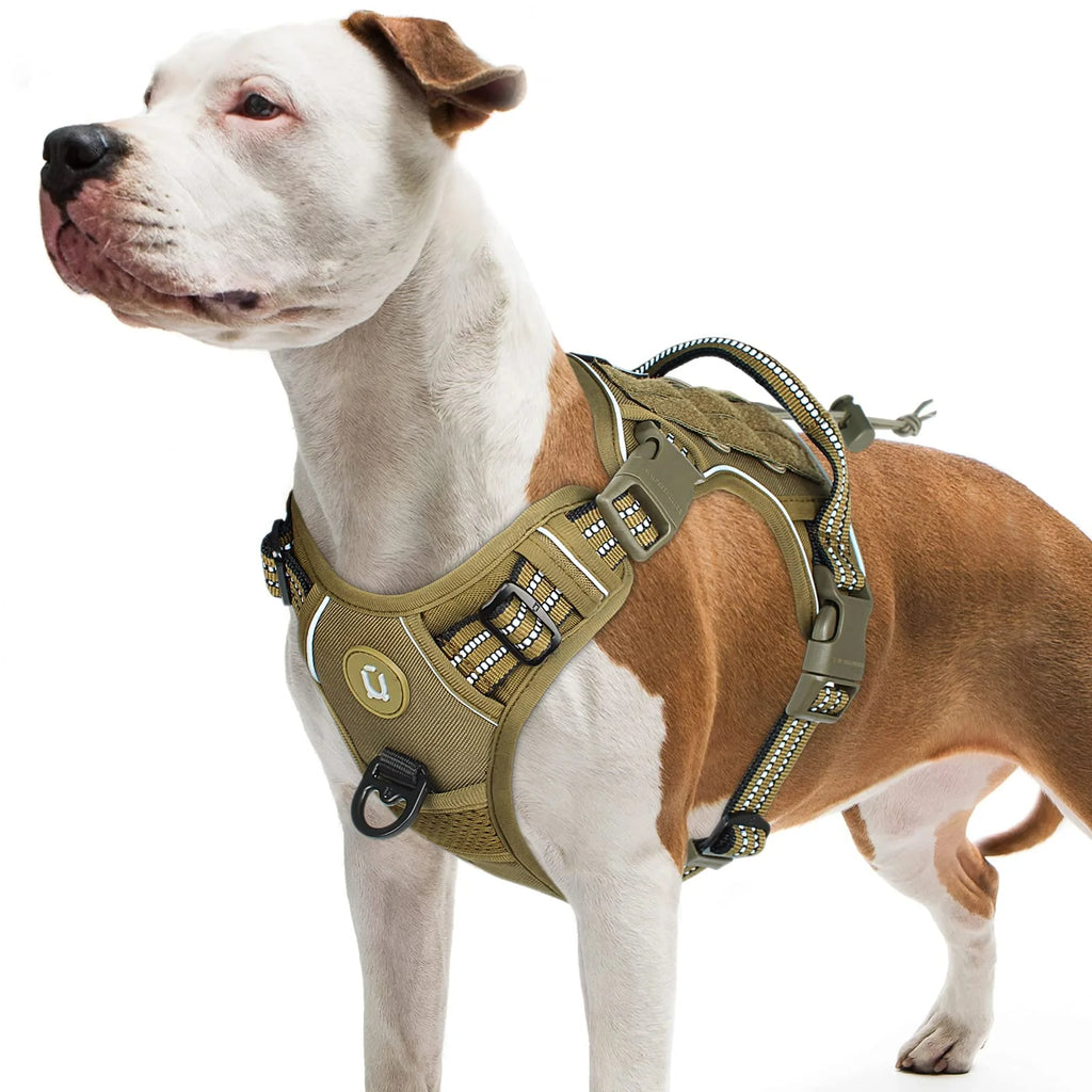 Elite Tactical Dog Harness – No-Pull Adjustable Military-Grade Vest for Medium & Large Dogs | Durable, Reflective & Comfortable