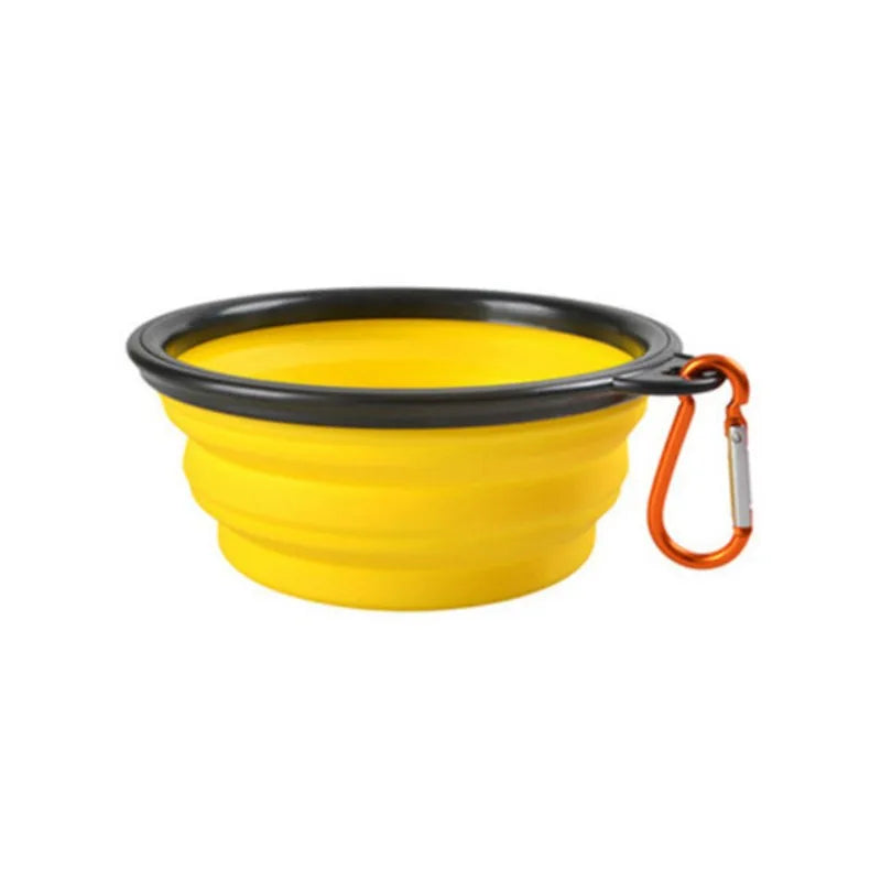 Portable Collapsible Pet Bowl – Foldable Travel Food & Water Bowl for Dogs and Cats