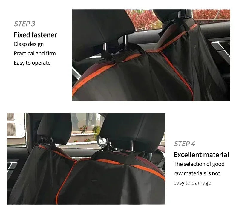 Dog Car Seat Cover – Waterproof & Scratchproof Back Seat Protector for Cars, SUVs & Trucks