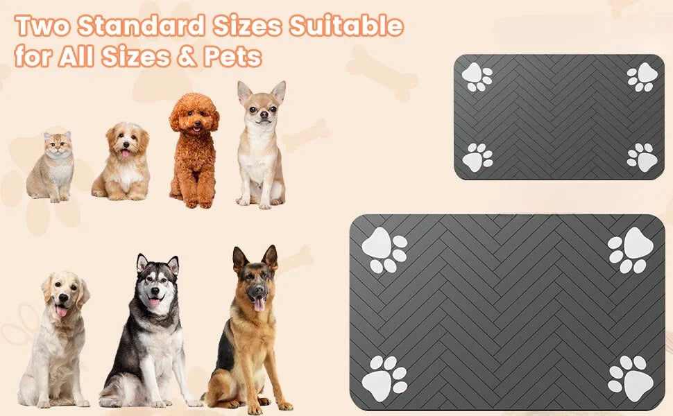 PawGuard™ Waterproof Pet Feeding Mat