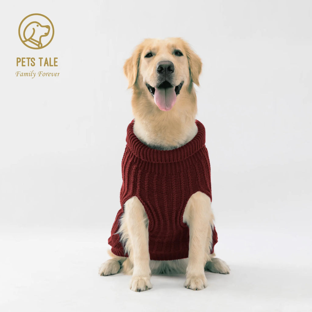 Cozy Knitted Pet Sweater for Winter - Keep Your Dog Warm and Stylish