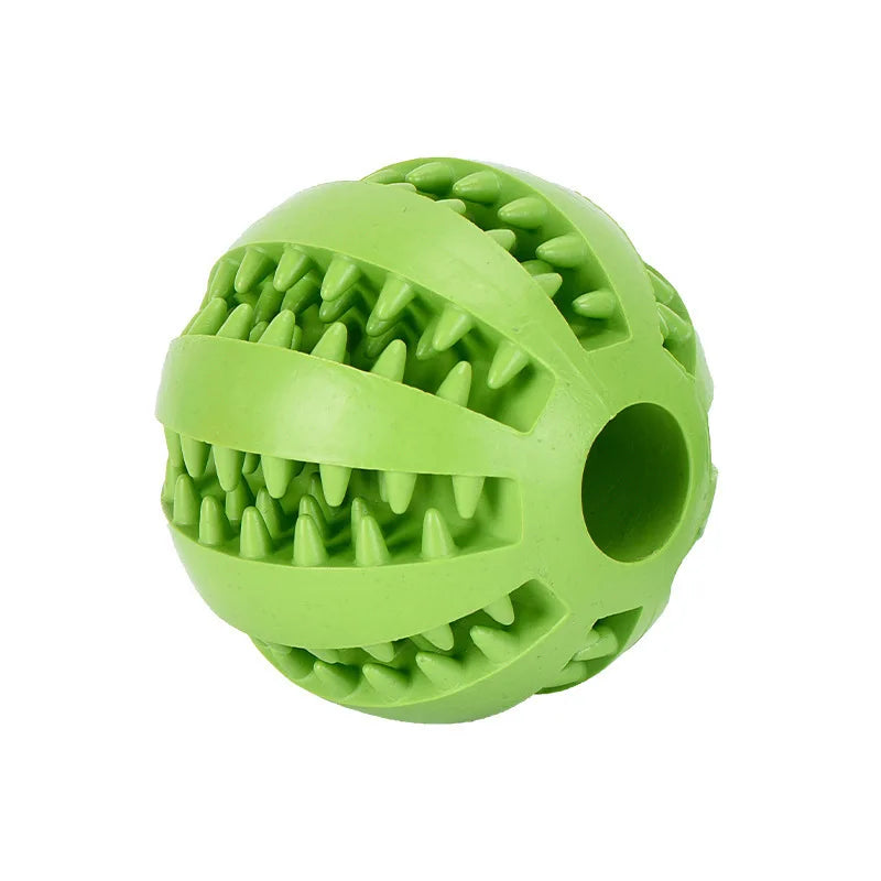 Interactive Rubber Ball for Dogs – Chew Toy & Treat Feeder for Healthy Teeth
