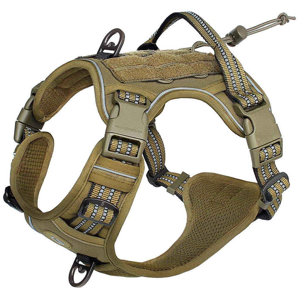 Elite Tactical Dog Harness – No-Pull Adjustable Military-Grade Vest for Medium & Large Dogs | Durable, Reflective & Comfortable