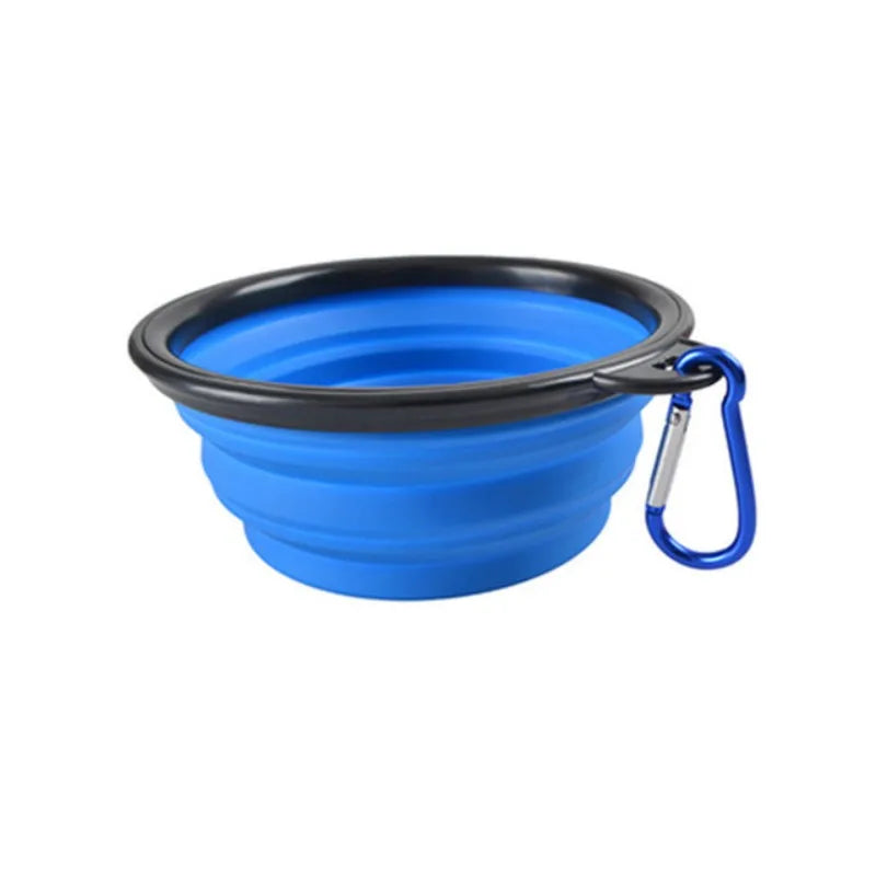 Portable Collapsible Pet Bowl – Foldable Travel Food & Water Bowl for Dogs and Cats