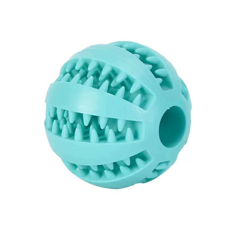 Interactive Rubber Ball for Dogs – Chew Toy & Treat Feeder for Healthy Teeth