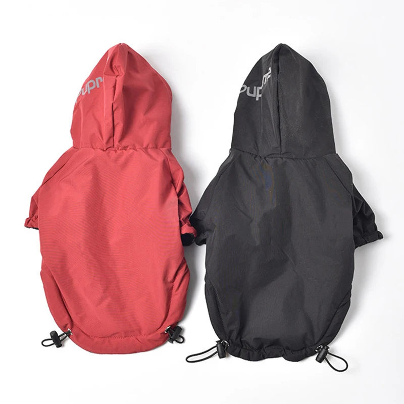 Reflective Waterproof Dog Coat – Hooded Winter Jacket for Small Breeds