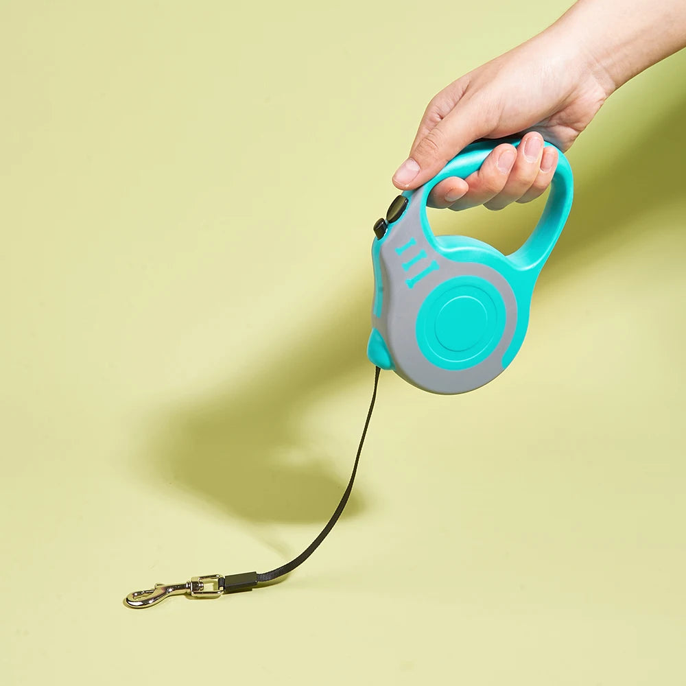 Durable Retractable Dog Leash – 3m/5m Strong Nylon Lead for Small, Medium & Large Dogs