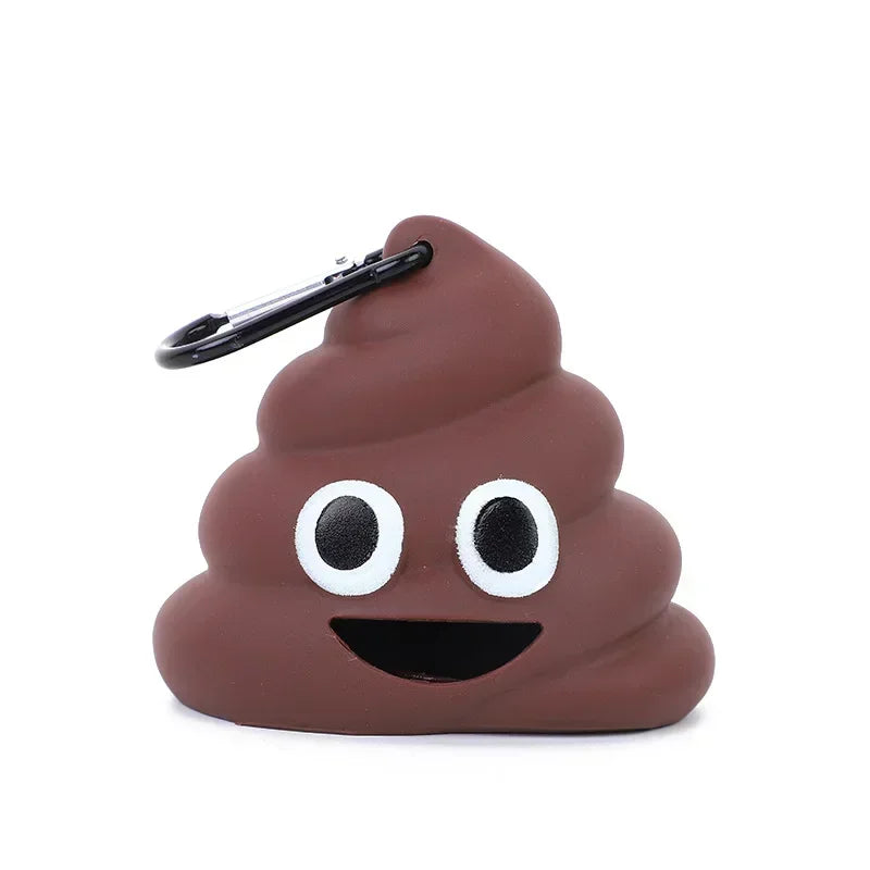 Funny Poop-Shaped Dog Waste Bag Dispenser – Portable & Eco-Friendly