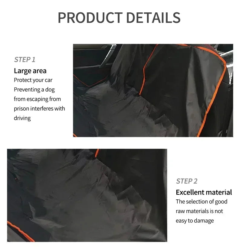 Dog Car Seat Cover – Waterproof & Scratchproof Back Seat Protector for Cars, SUVs & Trucks