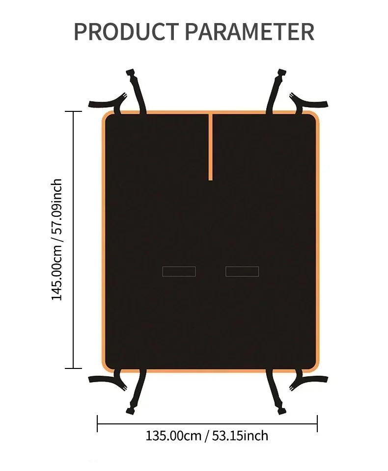 Dog Car Seat Cover – Waterproof & Scratchproof Back Seat Protector for Cars, SUVs & Trucks