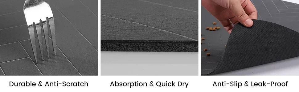 PawGuard™ Waterproof Pet Feeding Mat