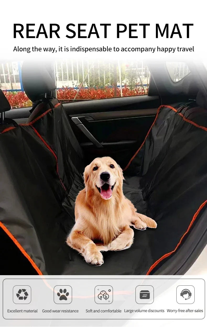 Dog Car Seat Cover – Waterproof & Scratchproof Back Seat Protector for Cars, SUVs & Trucks