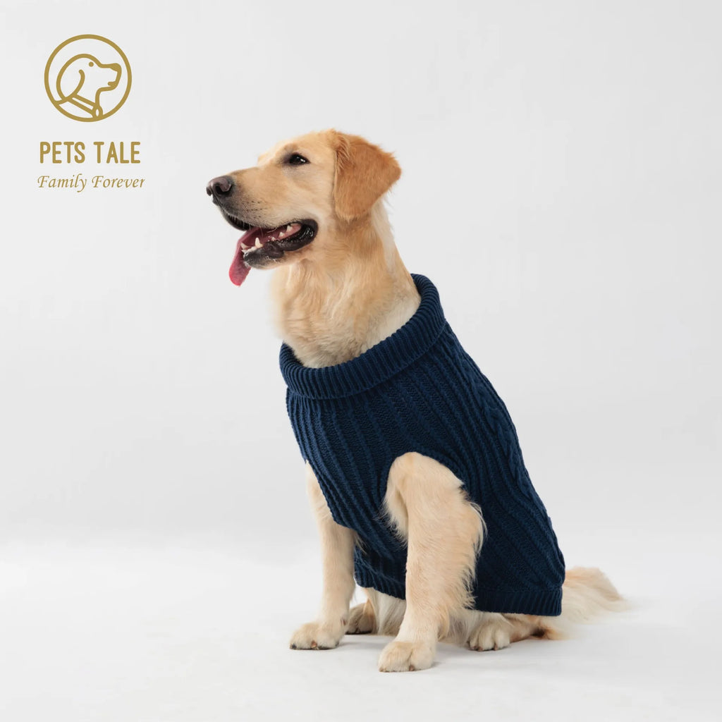 Cozy Knitted Pet Sweater for Winter - Keep Your Dog Warm and Stylish