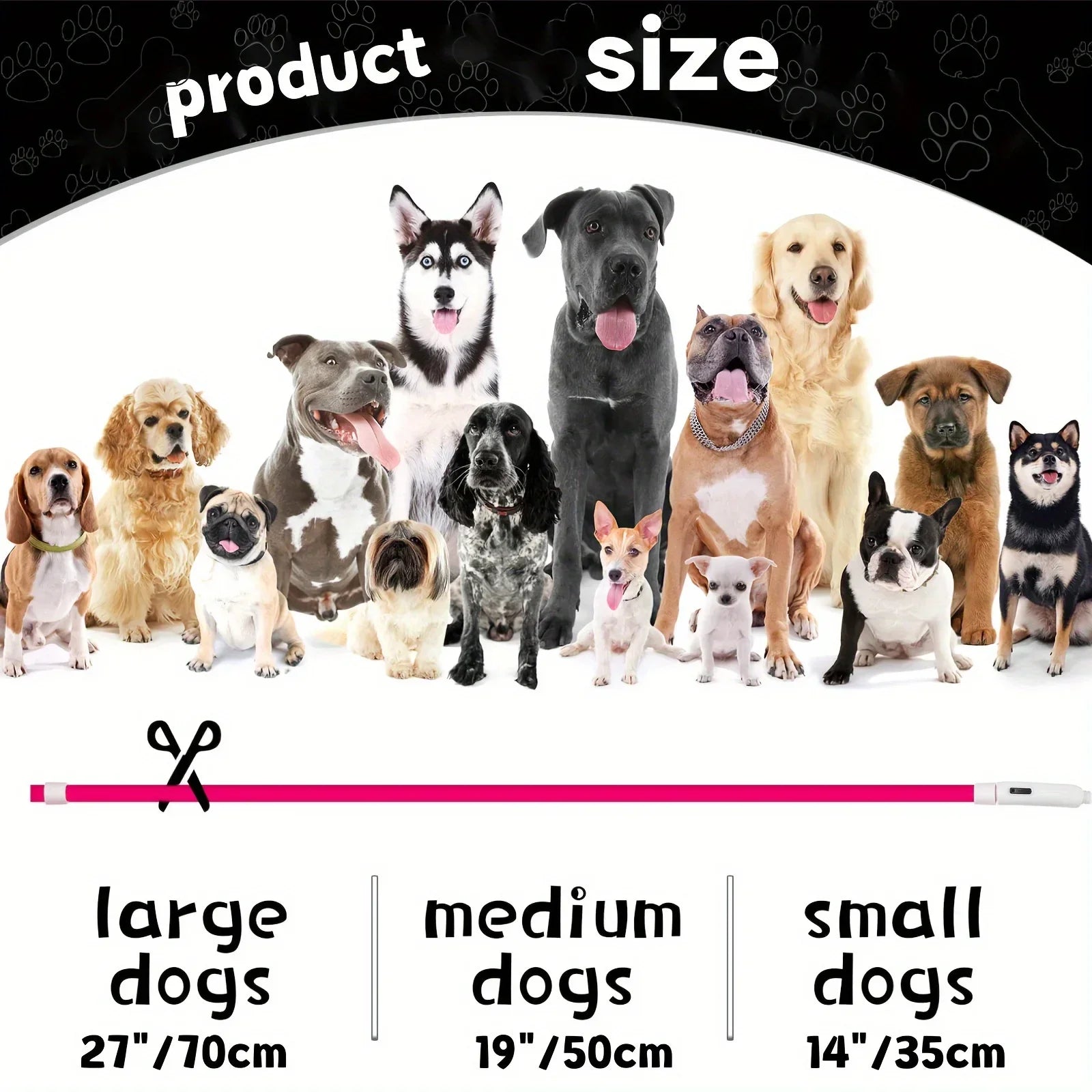 LED Light Dog Collar – USB Rechargeable, Waterproof & Anti-Lost Safety Collar for Night Walks