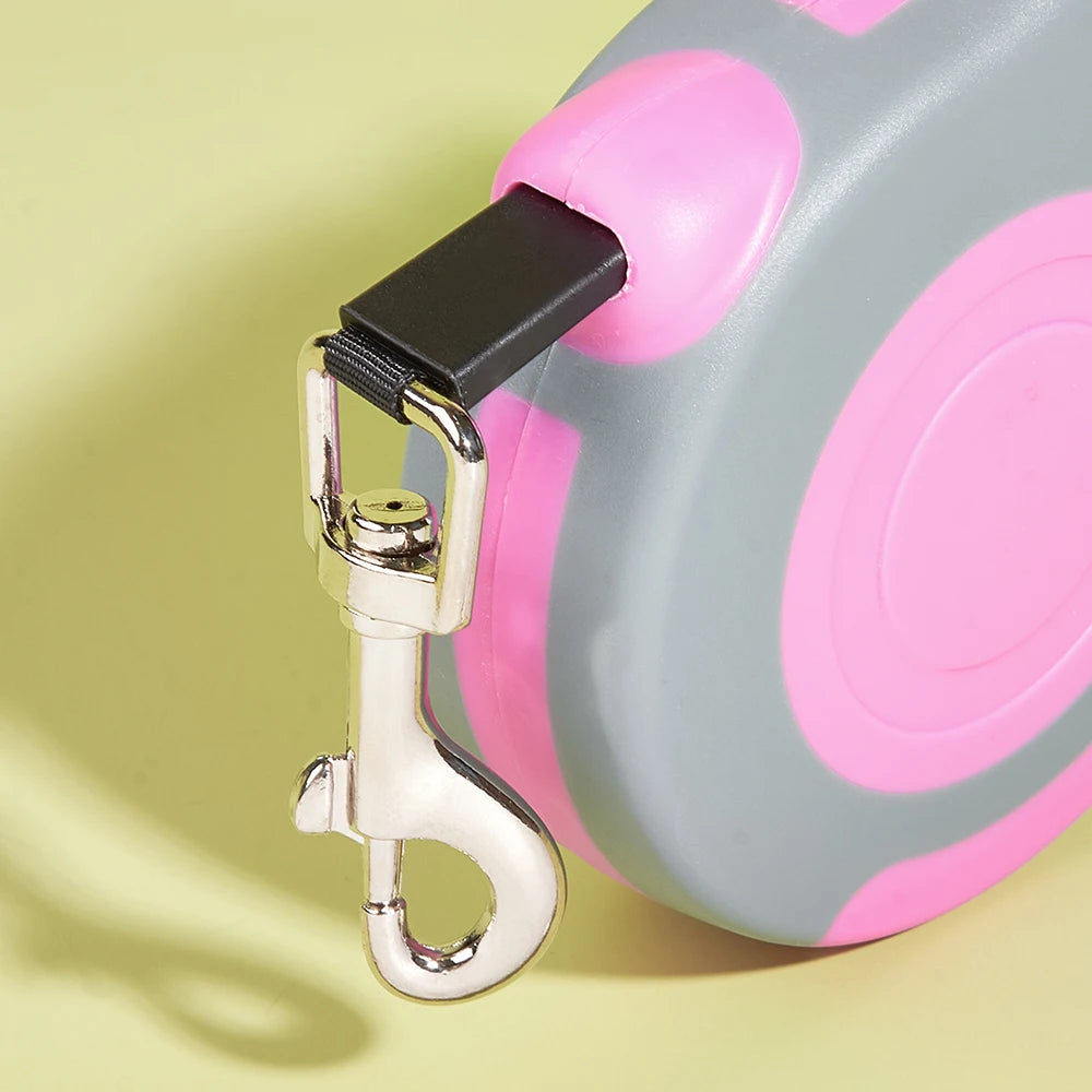 Durable Retractable Dog Leash – 3m/5m Strong Nylon Lead for Small, Medium & Large Dogs