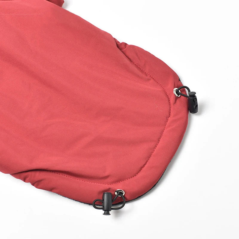 Reflective Waterproof Dog Coat – Hooded Winter Jacket for Small Breeds