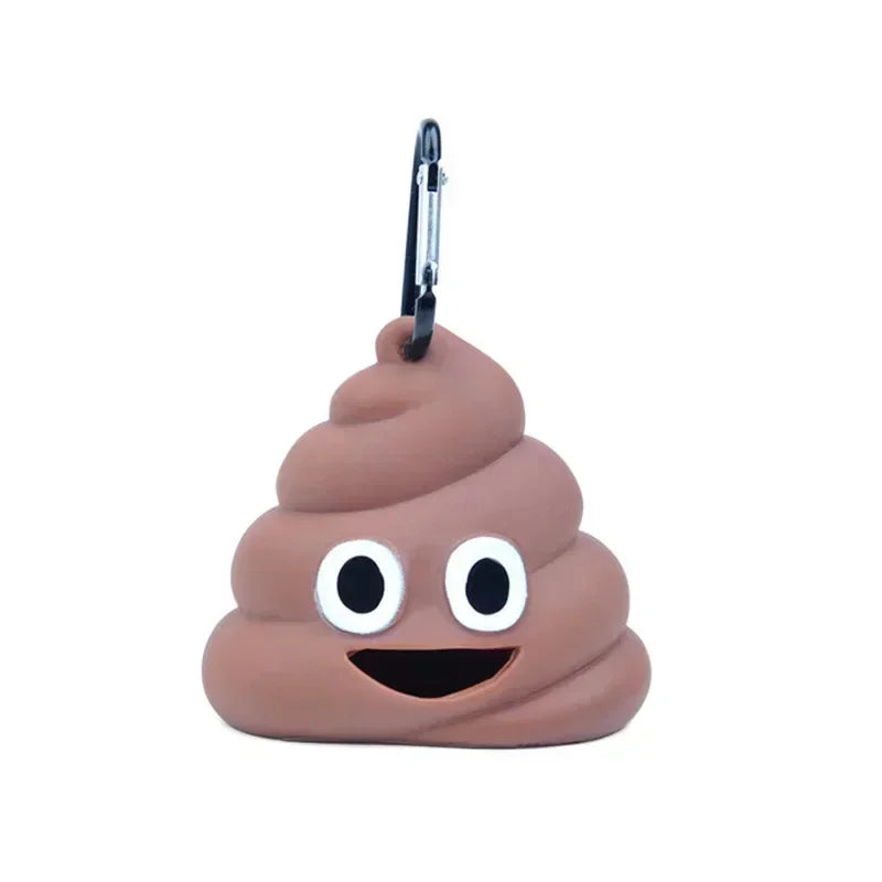 Funny Poop-Shaped Dog Waste Bag Dispenser – Portable & Eco-Friendly