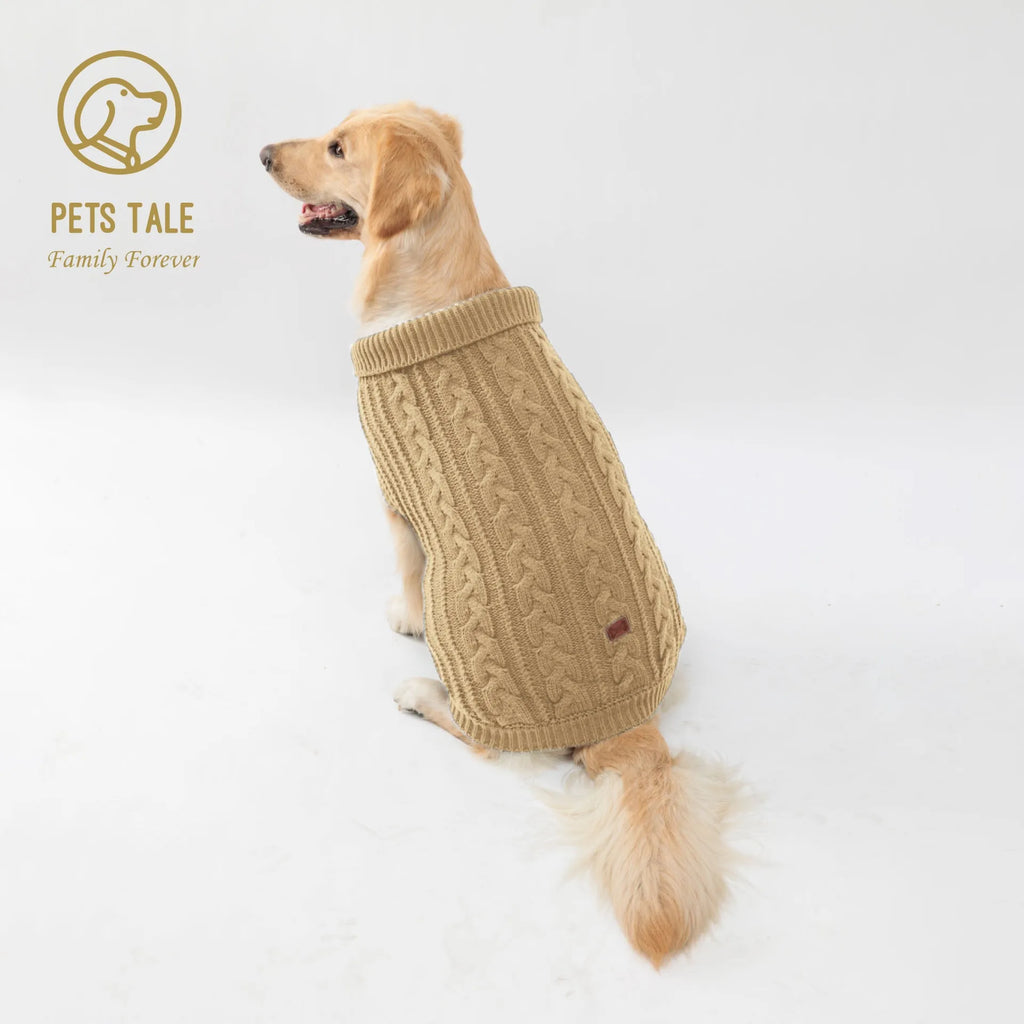 Cozy Knitted Pet Sweater for Winter - Keep Your Dog Warm and Stylish
