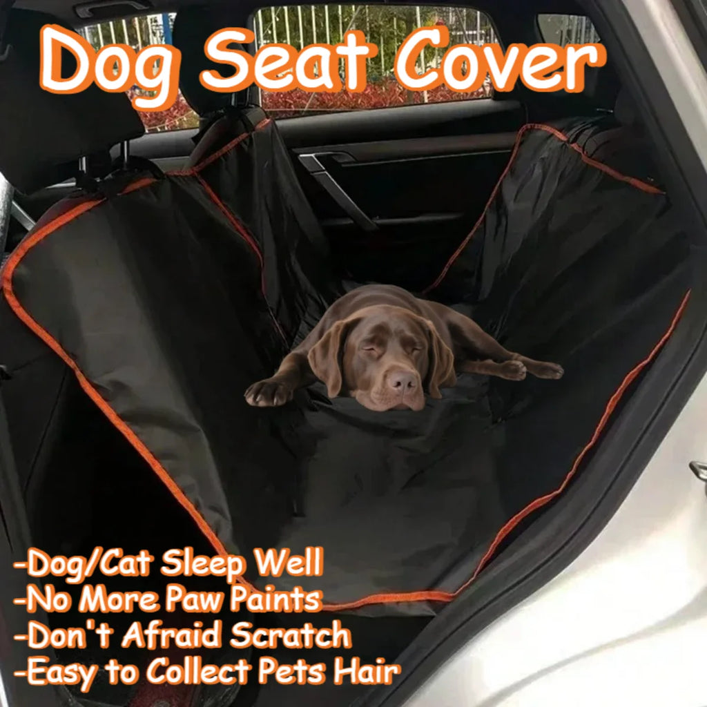 Dog Car Seat Cover – Waterproof & Scratchproof Back Seat Protector for Cars, SUVs & Trucks